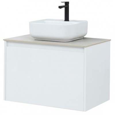 Тумба под раковину Aquanet Nova Lite 75 242275 подвесная белая