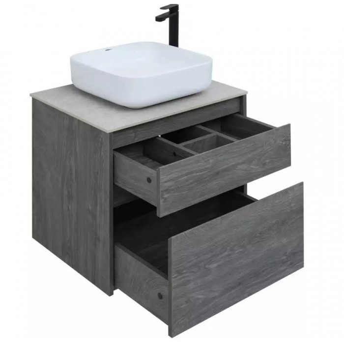 Тумба под раковину Aquanet Nova Lite 60 242577 подвесная, дуб рошелье