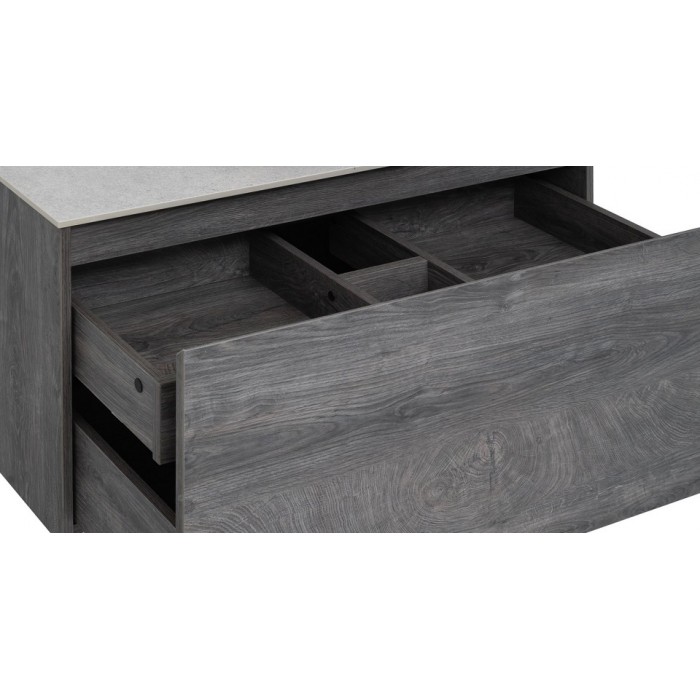 Тумба под раковину Aquanet Nova Lite 100 242579 подвесная, дуб рошелье