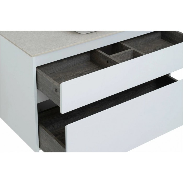 Тумба под раковину Aquanet Nova Lite 100 242581 подвесная, белая