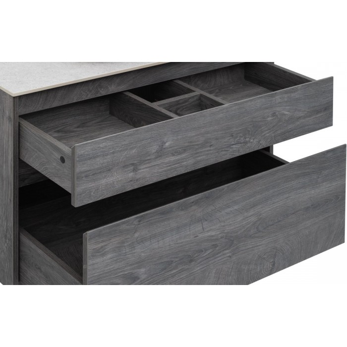 Тумба под раковину Aquanet Nova Lite 100 242582 подвесная, дуб рошелье