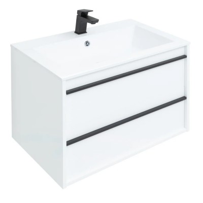 Тумба под раковину Aquanet Lino 70 253902 подвесная Белая матовая