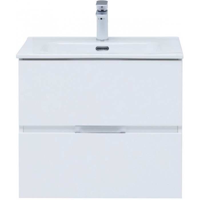 Тумба под раковину Aquanet Алвита New 60 белая матовая 277510, подвесная