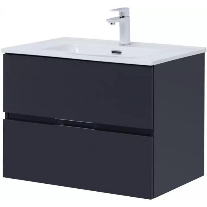 Тумба под раковину Aquanet Алвита New 70 антрацит матовый 303908, подвесная