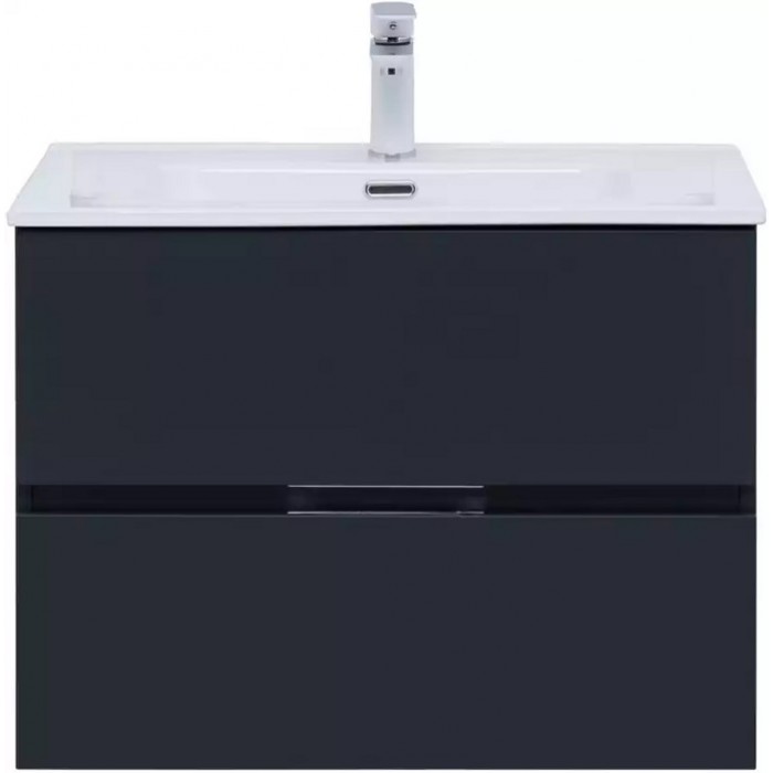 Тумба под раковину Aquanet Алвита New 70 антрацит матовый 303908, подвесная