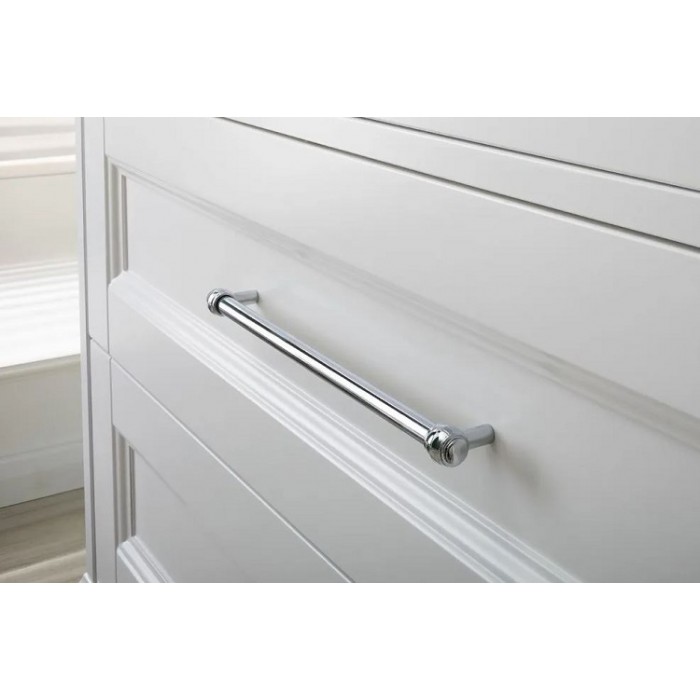 Тумба под раковину Aquanet Бостон new 80 белый сатин 00306368 ручки хром