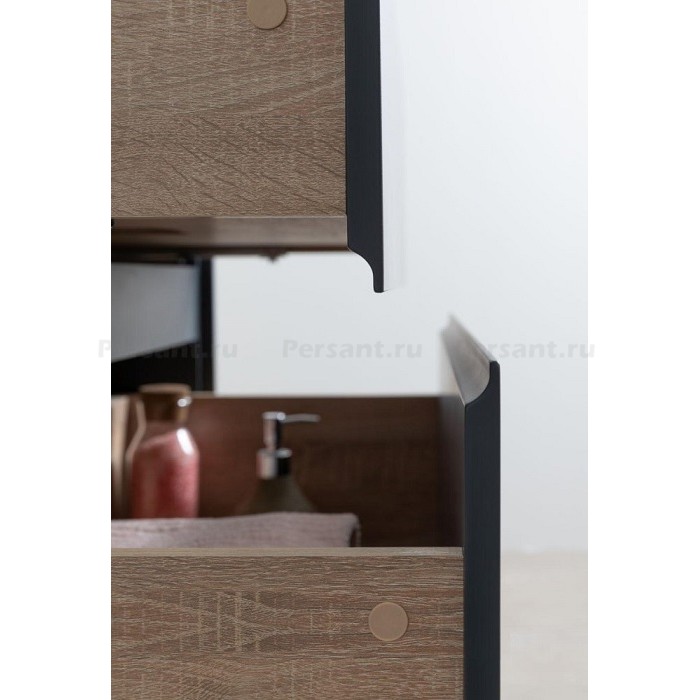 Тумба под раковину Aquanet Бруклин 70 антрацит матовый 00310141 подвесная