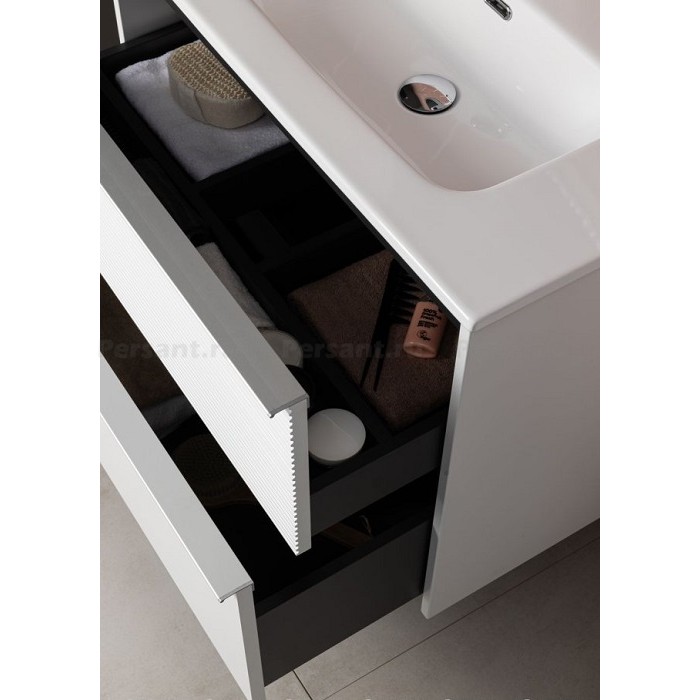 Тумба под раковину Aquanet Вита 70 белая матовая 00330476 подвесная