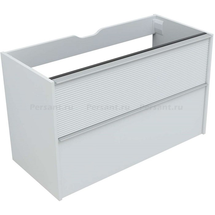 Тумба под раковину Aquanet Вита 100 белая матовая 00330474 подвесная