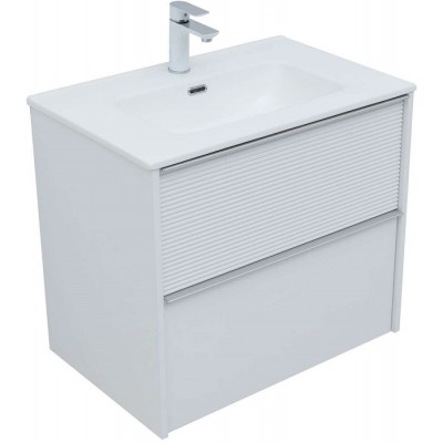 Тумба под раковину Aquanet Вита 70 белая матовая 00330476 подвесная