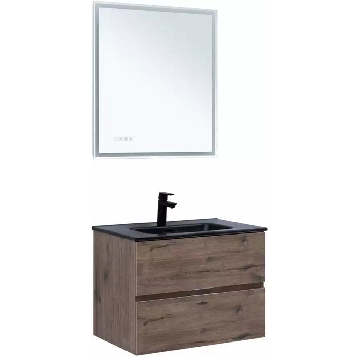 Тумба под раковину Aquanet Алвита New 60 дуб велингтон табак 334184, подвесная