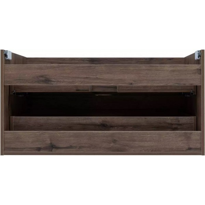 Тумба под раковину Aquanet Алвита New 100 дуб велингтон табак 334188, подвесная