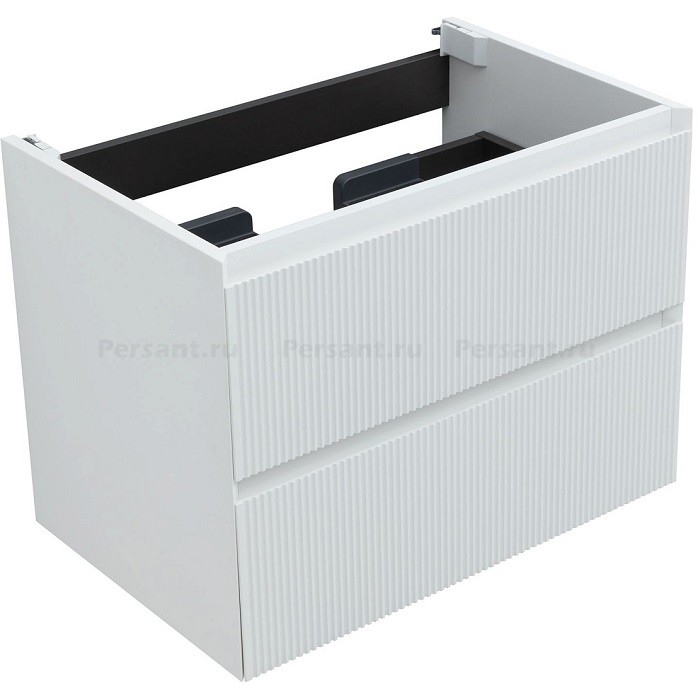 Тумба под раковину Aquanet Альтера 70 белая матовая 00337155 подвесная