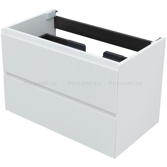 Тумба под раковину Aquanet Альтера 80 белая матовая 00337156 подвесная