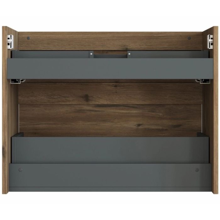 Тумба под раковину Aquanet Nova Lite 2.0 75 дуб рустикальный 00346316 подвесная