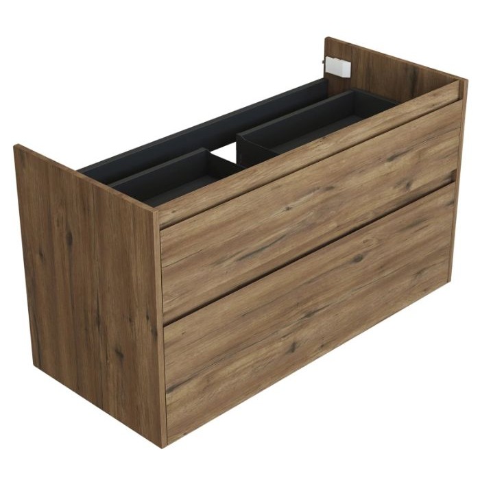 Тумба под раковину Aquanet Nova Lite 2.0 110 дуб рустикальный 00346321 подвесная