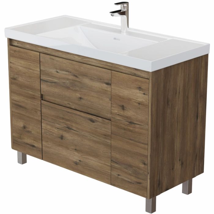 Тумба под раковину Aquanet Nova Lite 2.0 110 дуб рустикальный 00346349 напольная