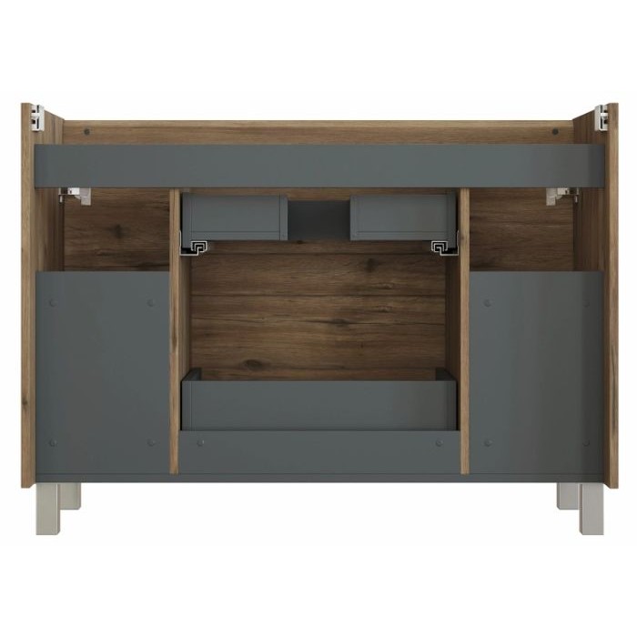 Тумба под раковину Aquanet Nova Lite 2.0 110 дуб рустикальный 00346349 напольная