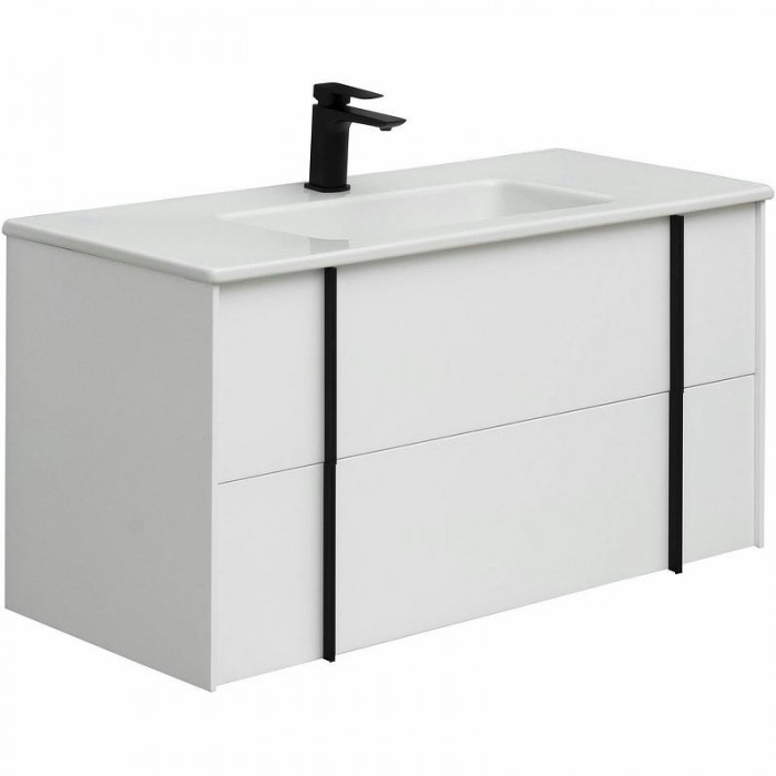 Тумба под раковину Allen Brau Reality 100 1.32007.WM подвесная, белая матовая