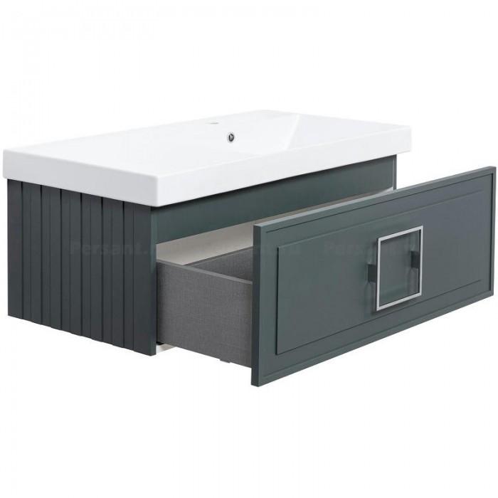 Тумба под раковину La Fenice Cubo 90 FNC-01-CUB-G-90 Grigio, подвесная
