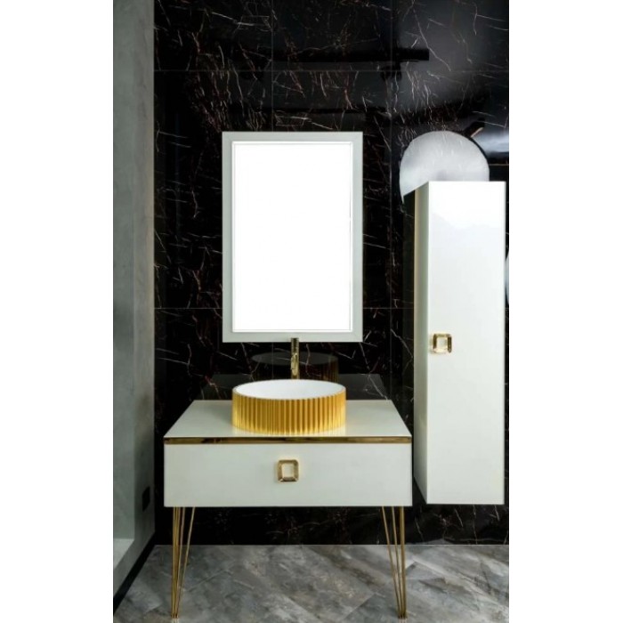 Тумба под раковину Boheme Armadi Art Lucido 100 770-100-W подвесная, белая