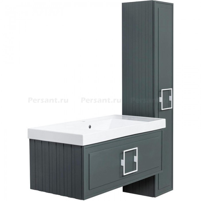 Тумба под раковину La Fenice Cubo 100 FNC-01-CUB-G-100 Grigio, подвесная