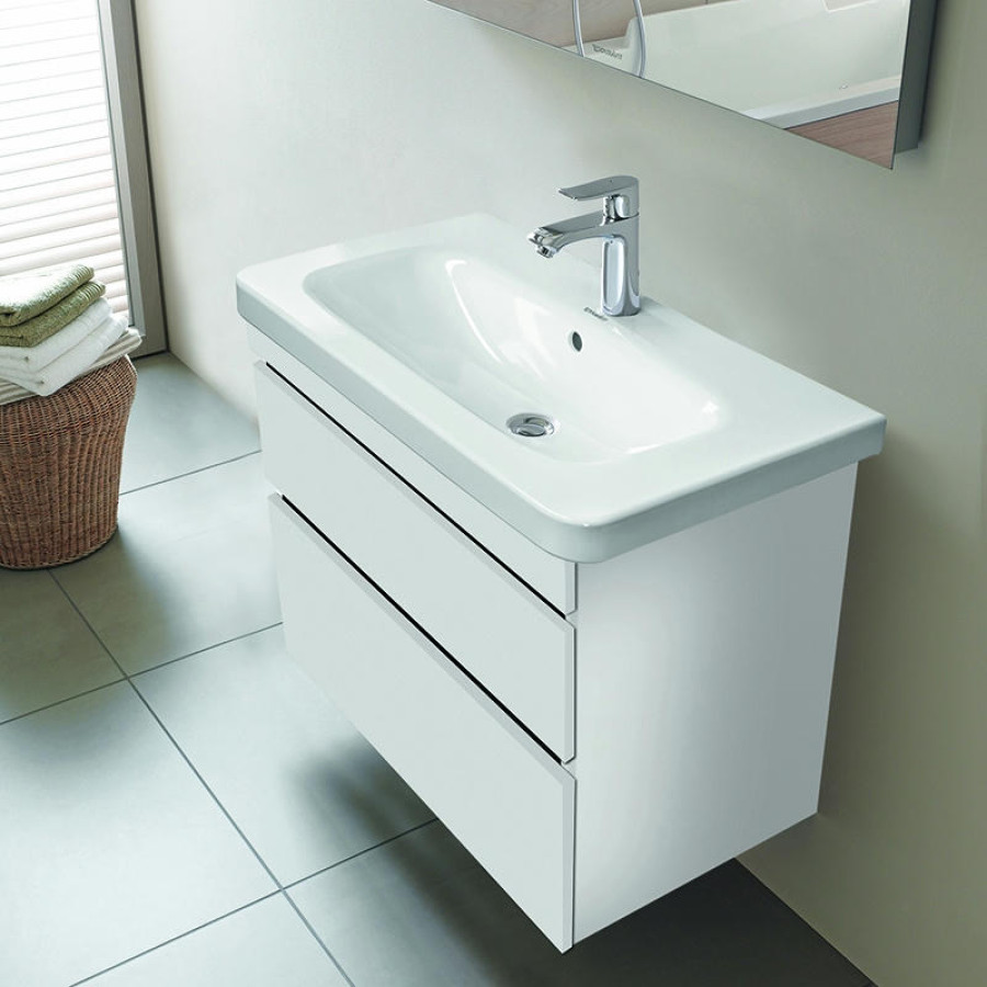 Тумба под раковину Duravit Durastyle 80 Белая глянцевая