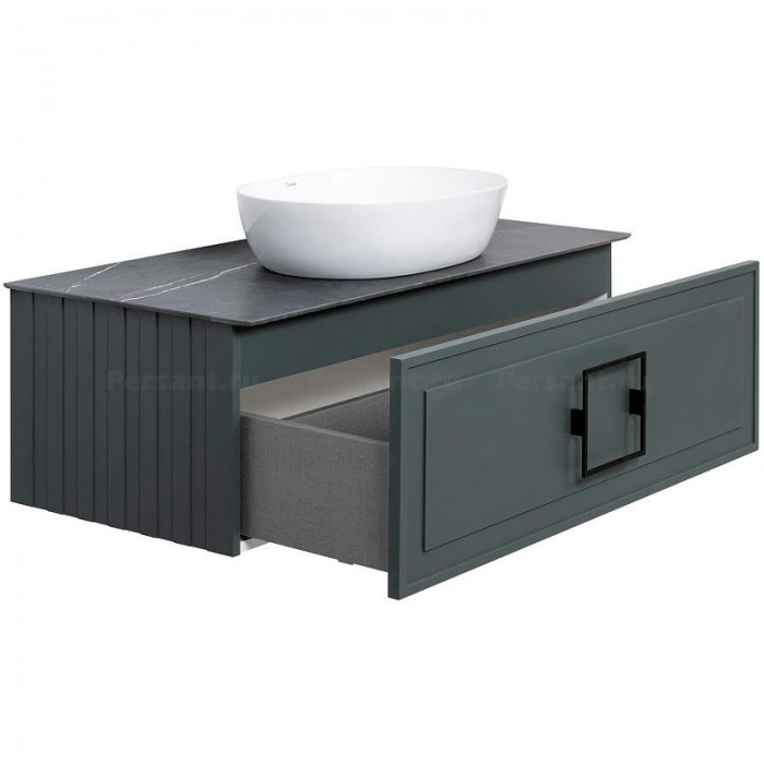 Тумба под раковину La Fenice Cubo 100 FNC-01-CUB-G-100 Grigio, подвесная