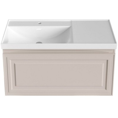 Тумба под раковину Aquanet Агата 100 345489 подвесная, бежевая