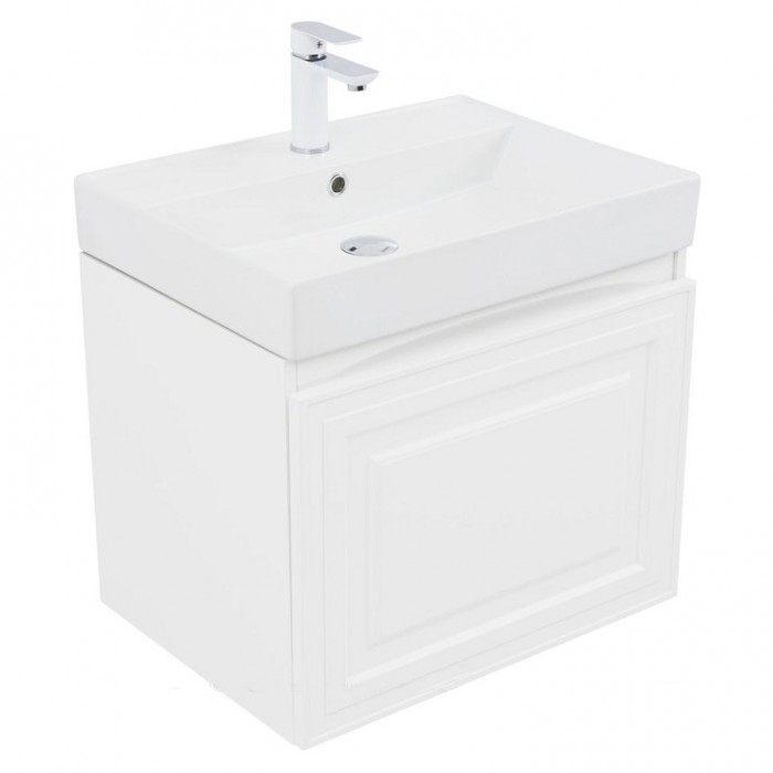 Тумба под раковину Aquanet Агата 60 345480 подвесная, белый сатин