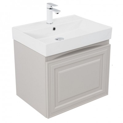 Тумба под раковину Aquanet Агата 60 345486 подвесная, бежевая