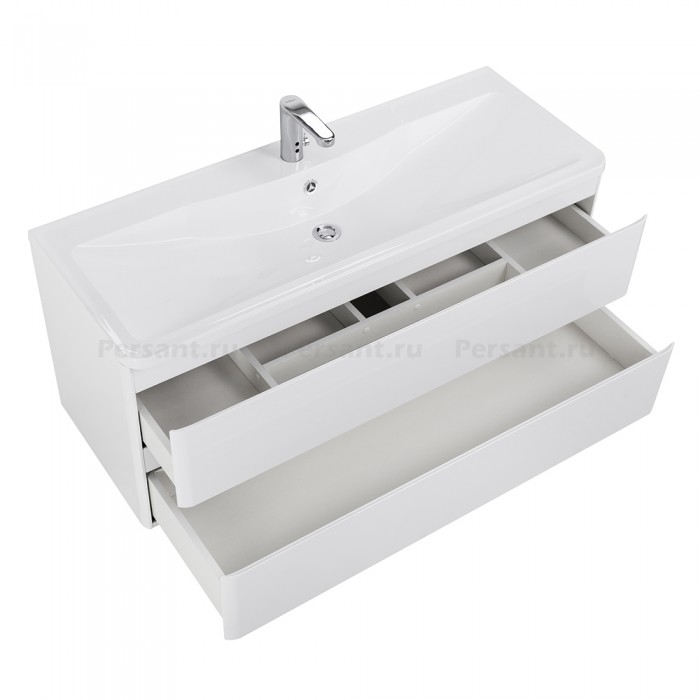 Тумба под раковину BelBagno Albano 120 ALBANO-1200-2C-SO-BL подвесная Bianco Lucido