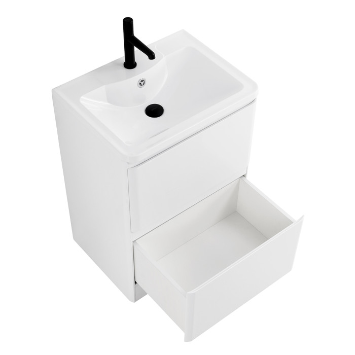 Тумба под раковину BelBagno Albano 70 ALBANO-700-2C-PIA-BL напольная Bianco Lucido