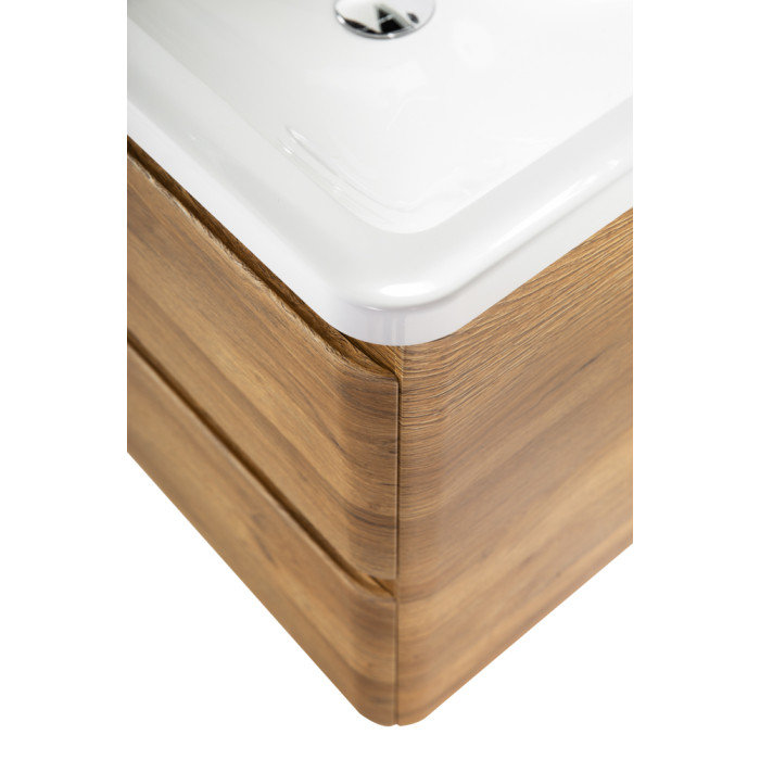Тумба под раковину BelBagno ALBANO-600-2C-SO-RR подвесная Rovere Rustico