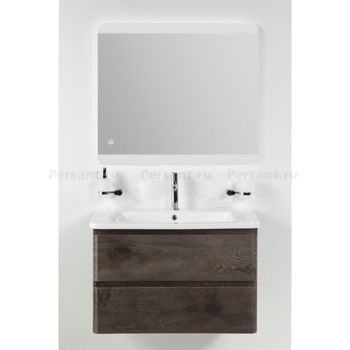 Тумба под раковину BelBagno 105 ALBANO-CER-1050-2C-SO-RNG подвесная Rovere Nature Grigio