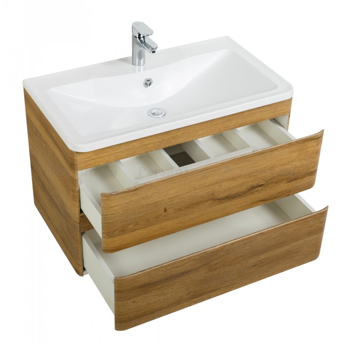 Тумба под раковину BelBagno Albano 80 ALBANO-800-2C-SO-RR подвесная Rovere Rustico