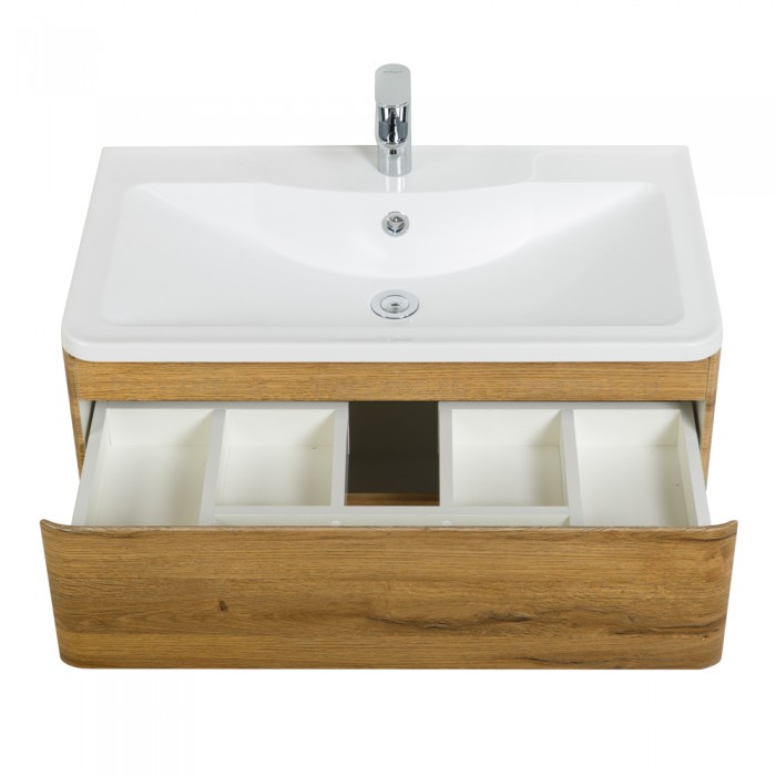Тумба под раковину BelBagno Albano 80 ALBANO-800-2C-SO-RR подвесная Rovere Rustico