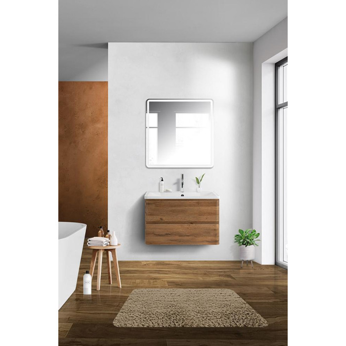 Тумба под раковину BelBagno Albano 80 ALBANO-800-2C-SO-RR подвесная Rovere Rustico