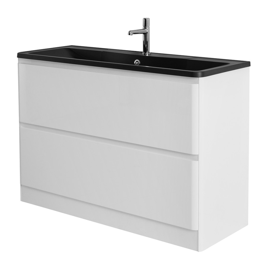 Тумба под раковину BelBagno Albano 120 ALBANO-1200-2C-PIA-BL напольная Bianco Lucido