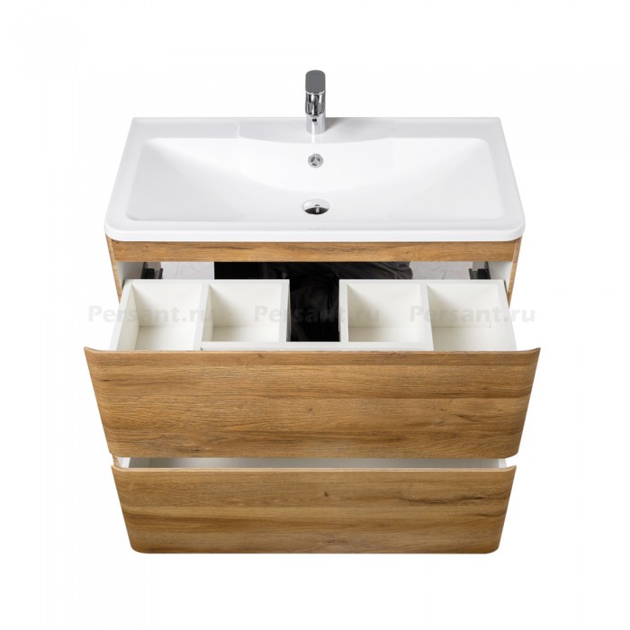 Тумба под раковину BelBagno Albano 80 ALBANO-800-2C-PIA-RR напольная Rovere Rustico