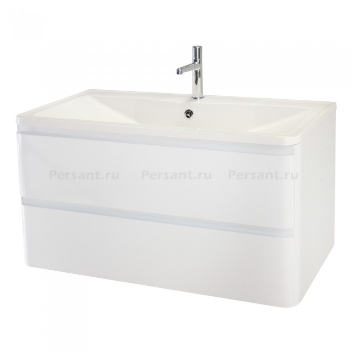 Тумба под раковину BelBagno Albano 80 ALBANO-800-2C-SO-BL подвесная Bianco Lucido