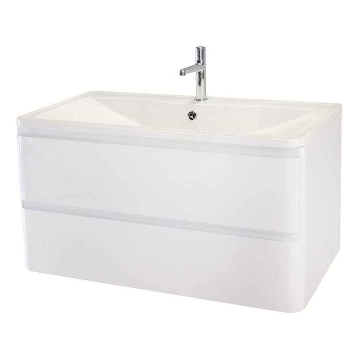 Тумба под раковину BelBagno Albano 80 ALBANO-800-2C-SO-BL подвесная Bianco Lucido