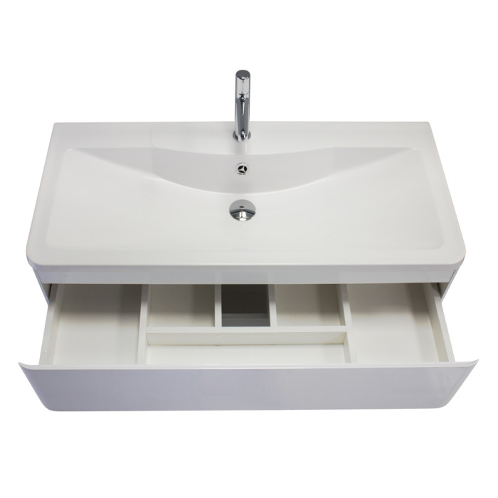 Тумба под раковину BelBagno Albano 80 ALBANO-800-2C-SO-BL подвесная Bianco Lucido