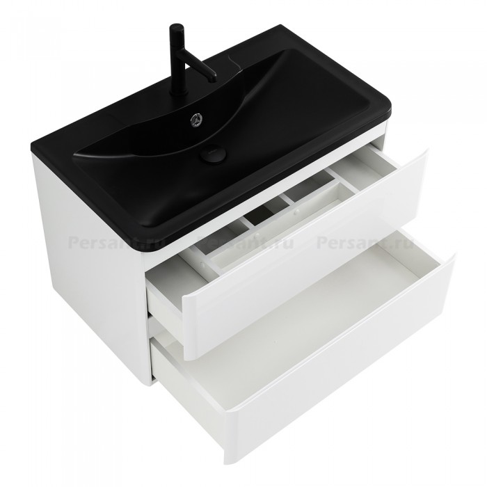 Тумба под раковину BelBagno Albano 100 ALBANO-1000-2C-SO-BL подвесная Bianco Lucido