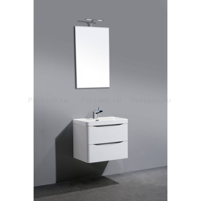 Тумба под раковину BelBagno Ancona-N 60 ANCONA-N-600-2C-SO-BL подвесная Bianco Lucido