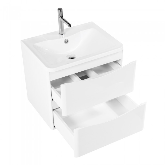 Тумба под раковину BelBagno Acqua 70 ACQUA-700-2C-SO-BL подвесная Bianco Lucido