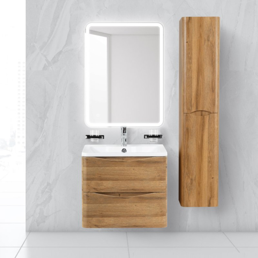 Тумба под раковину BelBagno Acqua 60 ACQUA-600-2C-SO-RR подвесная Rovere Rustico