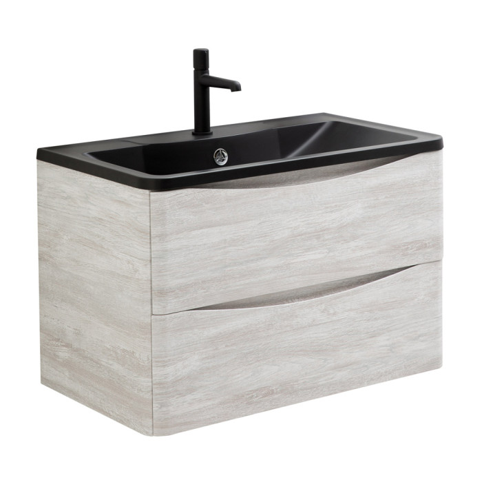Тумба под раковину BelBagno Acqua 80 ACQUA-800-2C-SO-RVB подвесная Rovere Vintage Bianco