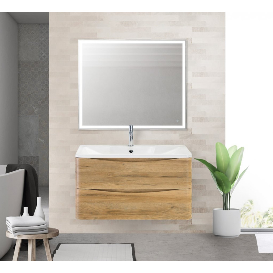 Тумба под раковину BelBagno Acqua 100 ACQUA-1000-2C-SO-RR подвесная Rovere Rustico