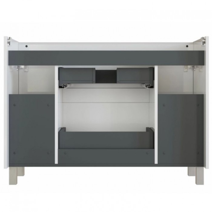 Тумба под раковину Aquanet Nova Lite 2.0 110 белый глянец 00346342 напольная